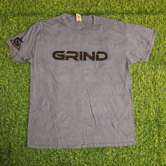 Men’s Blue ‘Grind’ Graphic Number Tee - Picture 1 of 5